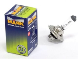 Лампа МАЯК 12V    H7  100W  РX26d (карт.1шт)