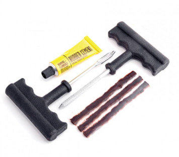 Наборы для ремонта бескамерки 6 предм. М5 (шило, рашпиль, 3 шнура, клей)