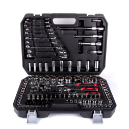 DC Набор инструмента 1/2&quot; &amp; 3/8&quot; &amp; 1/4&quot;,  120 предмета  (6 гр.)