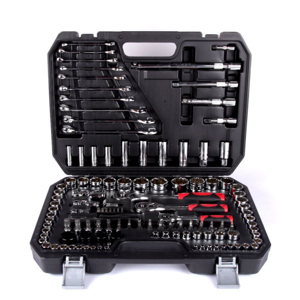 DC Набор инструмента 1/2&quot; &amp; 3/8&quot; &amp; 1/4&quot;,  120 предмета  (6 гр.)