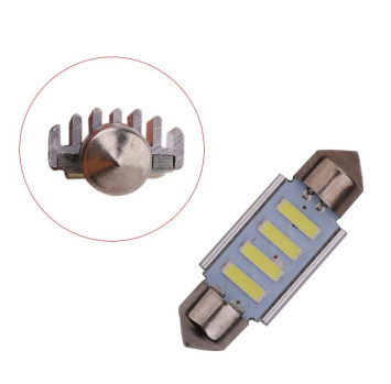 SOLAR  Свет-од  12V  T11x31  4 SMD 7020 C5W  SV8.5  белый
