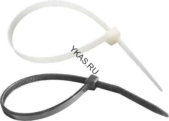 Хомуты пластик  M5  300х8,0 чёрные (уп.100шт)