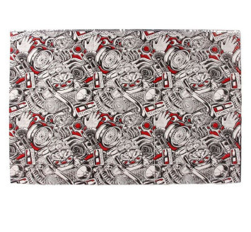 Виброизоляция  Классик К2 75x50см толщина 2.2мм (КМП экв. у.е 0.20) (алюм. фольга)