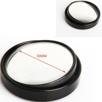 Зеркало Мертвая зона  Carlife 360* (d=50mm) с регулировкой 2шт. Черный