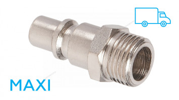 Переходник быстросъемный NORDBERG NPM24M &quot;МАКСИ&quot; (&quot;папа&quot; - резьба М1/2&quot;)