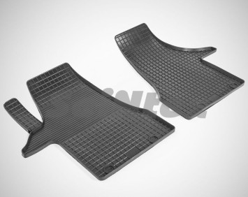 Коврики резиновые   VW T5,T6 передн. 2003г-  СЕТКА