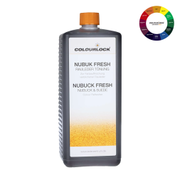 Краска COLOURLOCK с отвердителем плюс TOP для замши Nubuk, цвет чёрный F034 1000 мл LZ-1041-F034