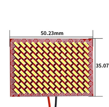 SOLAR  Свет-од площадка  12-24V  SMD 117  (50x35мм) без адаптеров белый