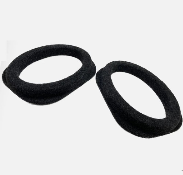 Подставки под колонки  ПОДИУМЫ  6&quot; х 9&quot; (4,3х5,8см)  карпет Черный,  крепления наружные  (2 шт.)