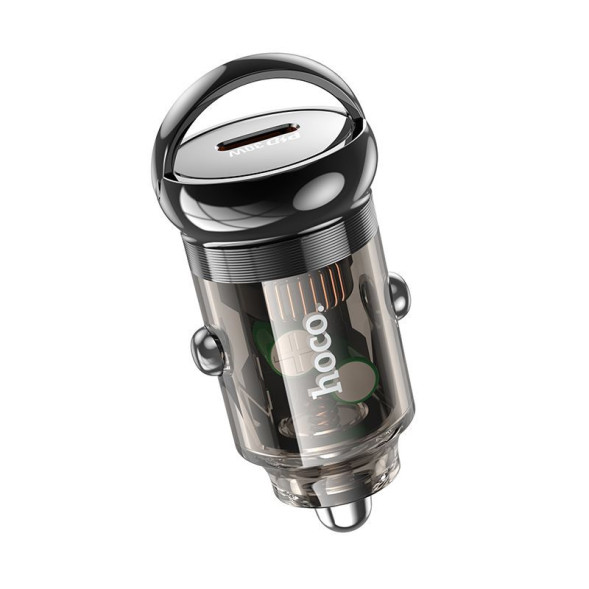 АЗУ  HOCO  1 Type-C (QC3.0/ 30w) + кабель TYPE-C Черный