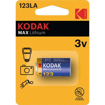 Батарейки Kodak   круглые CR 123A цена за 1шт.