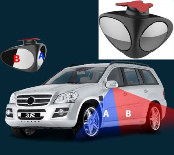 Зеркало Мертвая зона  Carlife 7,5x5,5x6см &quot;левое&quot;  Белый