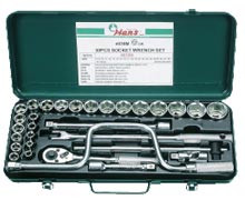 Инструмент HANS. Набор головок 1/2" 30 предм.6граней