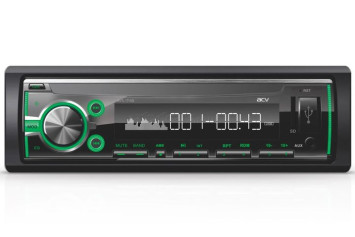 Автомагн.  BASS ON  (красная)  USB/SD/FM ресивер Bluetooth 12-24V