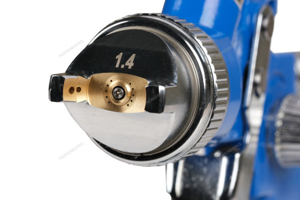 Краскопульт NORDBERG NP7320 (HVLP, верхний бак, сопло 2 мм)