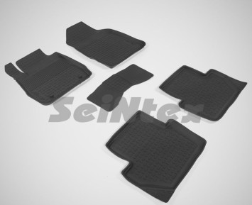 Коврики резиновые   Ford Fiesta VI 2015-2019г.  БОРТ