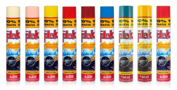 ATAS   PLAK   750 ML - Океан. Глянцевая полироль торпеды (спрей)