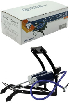 Насос ножной &quot;Nova Bright&quot; с манометром сдвоенный, 570 см3