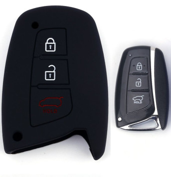 Чехол силиконовый для ключа зажигания HYUNDAI (три кнопки) №3