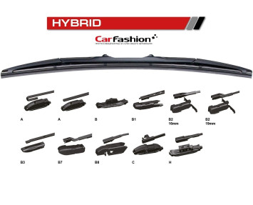 Дворники  CF  HYBRID 60, 24&quot; гибрид 600мм (8 адаптеров)