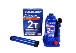 Домкрат гидравл. телескоп  2т картон 148/278мм  "М5" в коробке