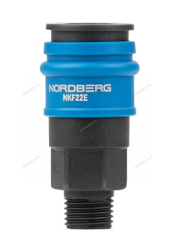 Разъем быстросъемный композитный NORDBERG NKF22E (&quot;мама&quot; - резьба M1/4&quot;)