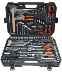 DC Набор инструмента 1/2" &amp; 3/8" &amp; 1/4",  132 предмета  (6 гр.)