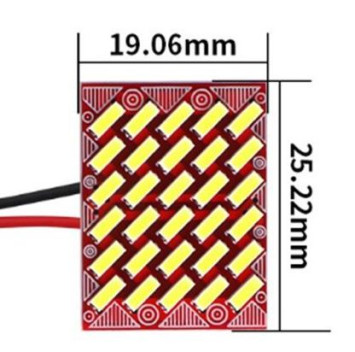 SOLAR  Свет-од площадка  12-24V  SMD 30  (25x19мм) без адаптеров белый