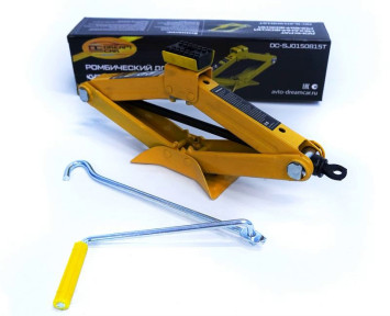 Домкрат ромб 1 т  &quot;DC&quot; высота подъема 90/330мм