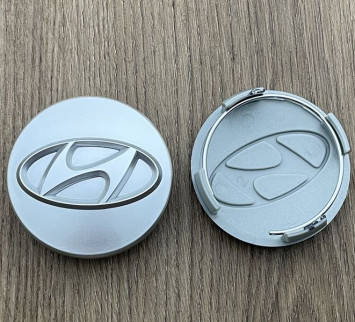 Заглушка (колпачок) на литой диск мод. HYUNDAI  черный  ( D61/58)