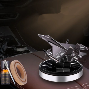 Игрушка на торпедо &quot;самолет&quot; с ароматизатором, черный