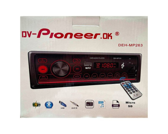 Автомагн.  Pioneer OK 263 2USB/BT//FM/AUX