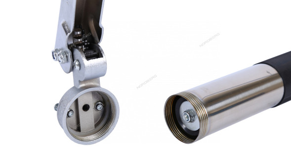 Шприц плунжерный NORDBERG NO2416 с шестеренчатой передачей для густой смазки (600 мл)