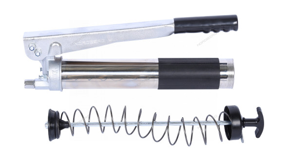 Шприц плунжерный NORDBERG NO2416 с шестеренчатой передачей для густой смазки (600 мл)