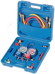 Манометрический коллектор NORDBERG NFG30K со шлангами и муфтами в кейсе