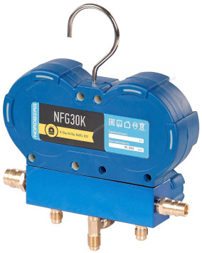 Манометрический коллектор NORDBERG NFG30K со шлангами и муфтами в кейсе