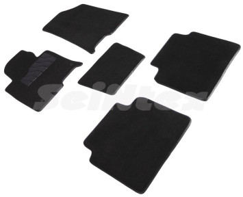 Коврики текстильн. KIA Optima с 2016г- /компл.5шт./осн.резин./ LUX