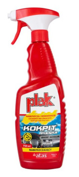 ATAS PLAK KOKPIT LUCIDANTE 750 ML - тригер. Пенный полироль-очиститель пластика без запаха