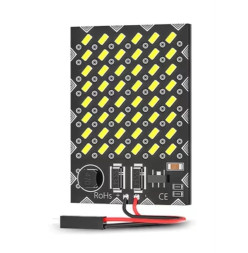 SOLAR  Свет-од площадка  12-24V  SMD 48  (43x29мм) без адаптеров белый