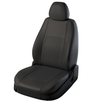 АВТОЧЕХЛЫ  Экокожа  Nissan X-Trail (T31)  с 2007-2013г.  черный-белый