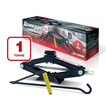Домкрат ромб 1 т AVS JA-1000R (сумка в комплекте)