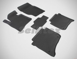 Коврики резиновые   VW Touareg II 2010-2018г./ Porsche Cayenne 2010г.- БОРТ