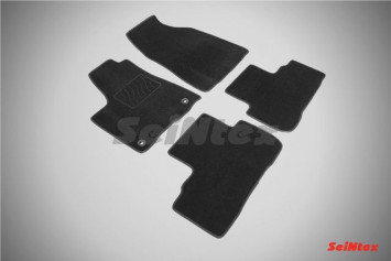 Коврики текстильн. Toyota Highlander II 2007-2014г. /компл.4шт./осн.резин./ LUX