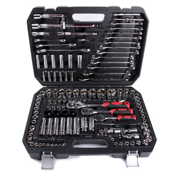 DC Набор инструмента 1/2&quot; &amp; 3/8&quot; &amp; 1/4&quot;,  151 предмета  (6 гр.)