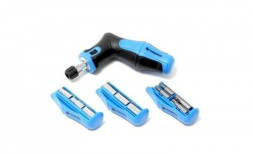 FORSAGE. Отвертка угловая реверсивная с набором бит и головок,24пр.(PH:1,2,3 PZ:1,2,3 SL:3,4,5,6мм