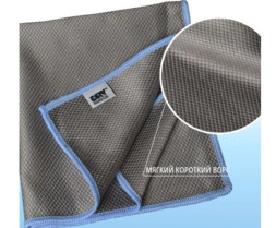 Микрофибра  DRY MONSTER для стекол Серая 35х40см 260 gsm Glass Diamond