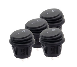 ЭТ Кнопка FOTEK 25мм черный