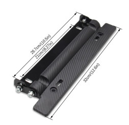 Держатель номерного знака  Карбон черный