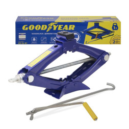 Домкрат ромб 1 т Goodyear GY-SJ-01  95-350 мм со съемной ручкой