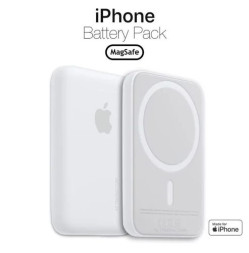 Зарядное устр-во Power Bank MagSafe (Lightning)  5000mAh белые